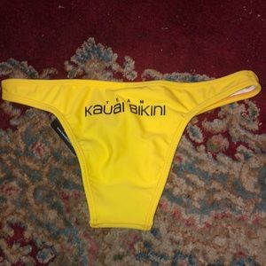 Kauai Bikini Yellow Bottoms